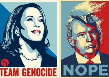 Estados Unidos: Por un voto de protesta contra los genocidas del partido republicano y el partido demócrata