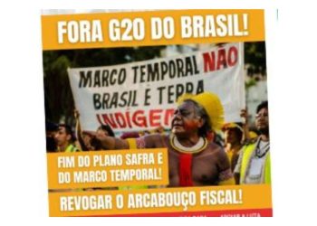 ¡Rechazamos la reunión del G20 en Brasil! ¡Fuera el imperialismo de América Latina!