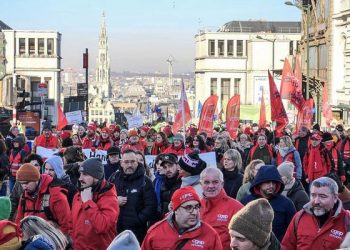 Bélgica: Huelga general y movilizaciones en contra de la reforma pensional y recortes sociales
