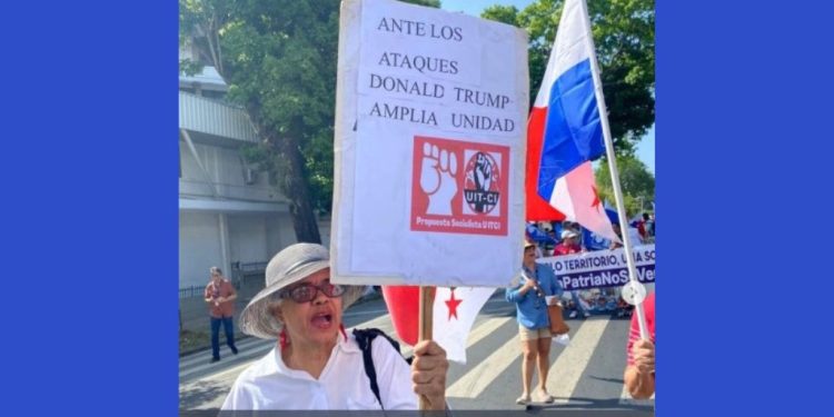 (Vídeo) Protestas en Panamá por visita de Marco Rubio