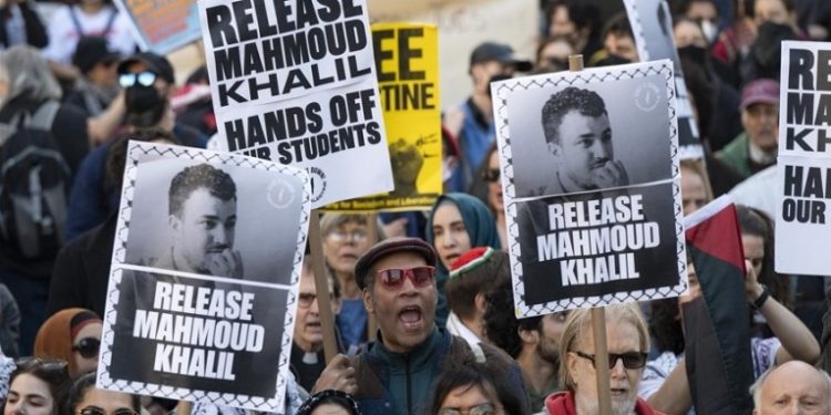 «Me llamo Mahmoud Khalil y soy un preso político»