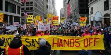 Massive protests in the United States against ultra-right-wing Trump