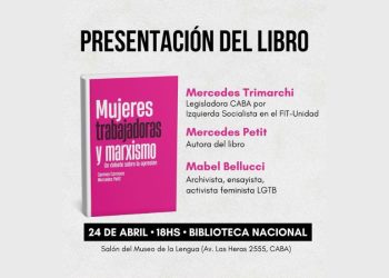 Argentina: Presentación del libro «Mujeres trabajadoras y marxismo»