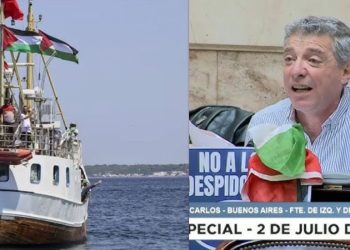 Desde Argentina el Diputado Nacional Giordano se suma a la flotilla que va a Gaza