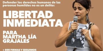 Intelectuales y activistas políticos y sociales de 25 países suscriben petitorio por libertad de Martha Lía Grajales