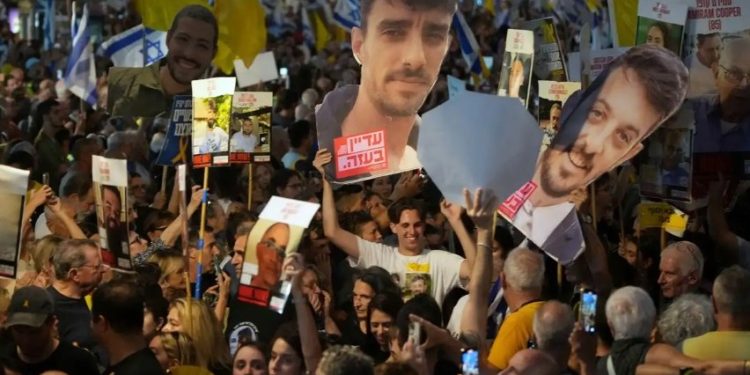 Huelga y marchas masivas en Israel reclamando el fin de la guerra en Gaza