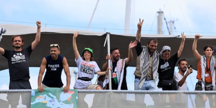 Partió desde Barcelona la Global Sumud Flotilla hacia Gaza