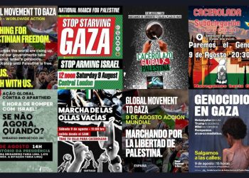Marcha Mundial por Gaza el 9 de agosto. ¡A las calles contra el genocidio!