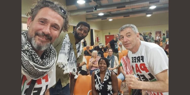 Flotilla en Barcelona: Giordano y Peressini en reunión de preparación