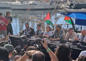Barcelona: Antes de la partida de la flotilla a Gaza