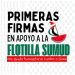 Primeras firmas en apoyo a la Flotilla Sumud