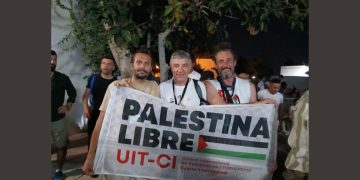La Flotilla Global Sumud llegó a Túnez