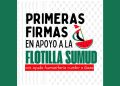 Primeras firmas en apoyo a la Flotilla Sumud