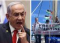 Alerta en el mundo: Fuertes amenazas del gobierno de Netanyahu a la flotilla humanitaria que va a Gaza