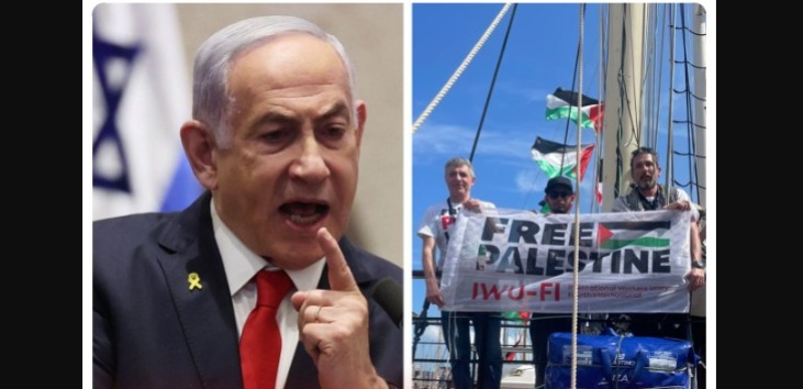 Alerta en el mundo: Fuertes amenazas del gobierno de Netanyahu a la flotilla humanitaria que va a Gaza