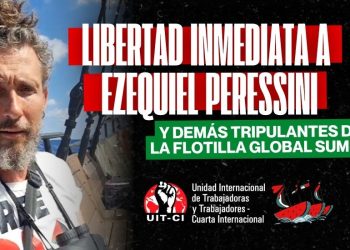 Libertad inmediata a Ezequiel Peressini y demás tripulantes de la Flotilla Global Sumud