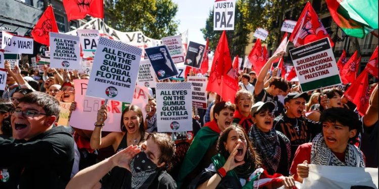 Estado español: 15 octubre todos y todas a la Huelga General por Palestina