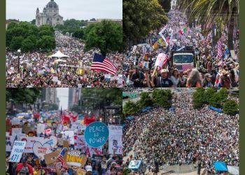 Estados Unidos: Nueva multitudinaria protesta “No Kings” muestra el repudio a la política de Trump