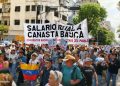 Venezuela: Multitudinaria marcha en Caracas en el marco de la jornada nacional de lucha por salario