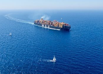 La Flotilla Global Sumud logró bloquear el tránsito del mega buque MSC Maya