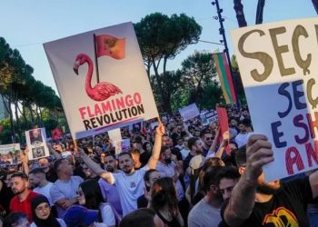 Albania: La “revolución del flamenco” contra la familia Trump