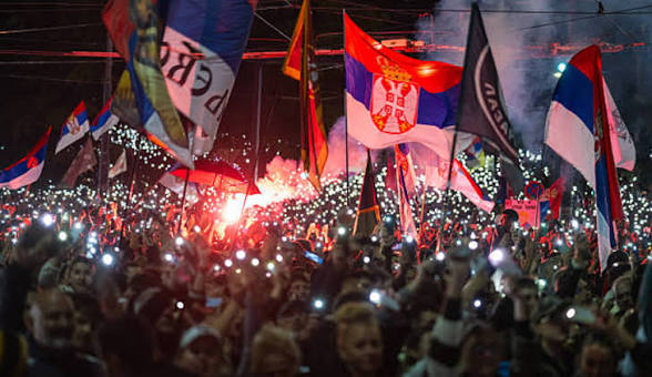 Inédito. Una lista de estudiantes gana las elecciones en Serbia